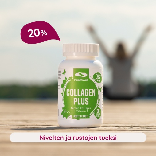 Collagen Plus  nivelten ja rustojen tueksi 20 %